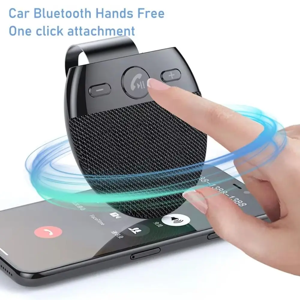 

Bluetooth 5.0 Bluetooth Speakerphone Noise Reduction High Definition Voice Wireless Car Speaker Easy Installation