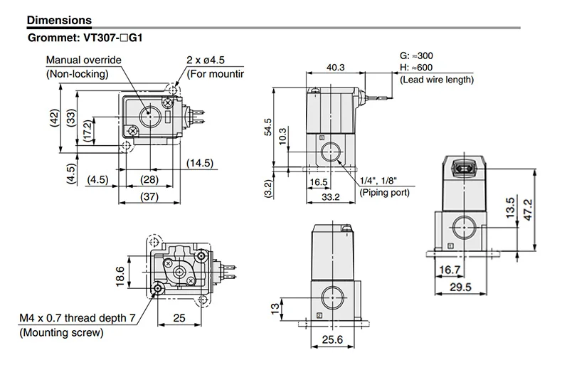 VT307 Vakuum-Magnetventil, pilotgesteuert, hochfrequent, direktwirkend, 2 Positionen, 3 Wege – Detail 11