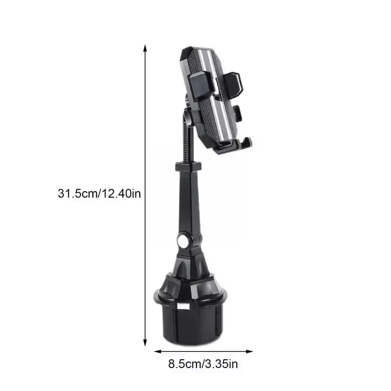 Adjustable Car Cup Holder Cellphone Mount Stand Universal Car Water Cup Holder Mobile Cell Phone Bracket Support For Iphone 13