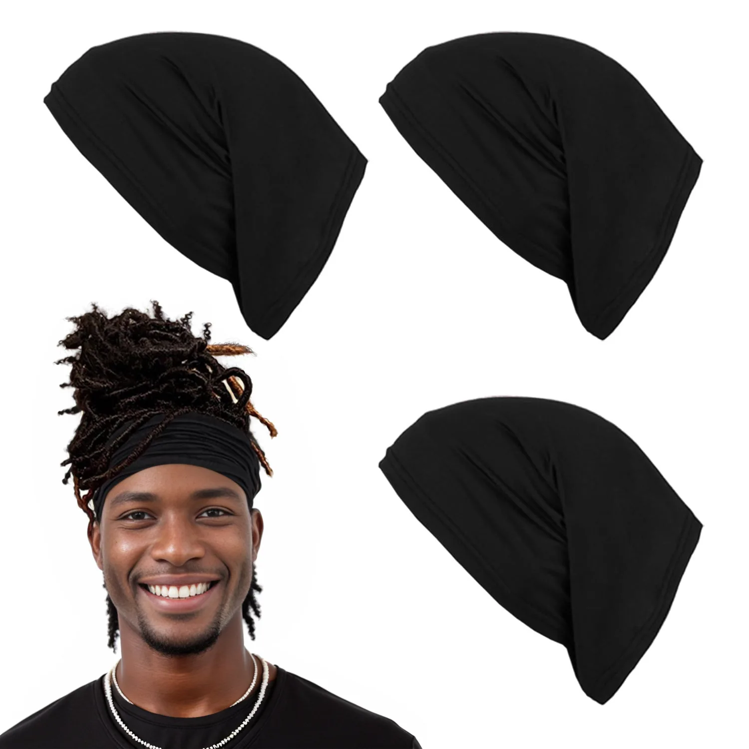 Unisex Headband Wide Turban Stretch Sweatband For Men Women Solid Color Sports Hairband Comfortable Headwrap Hair Accessories