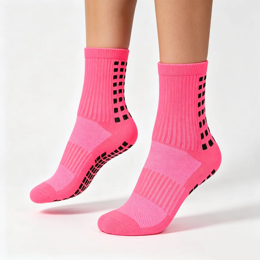 3/6/10pairs unisex anti slip grip tennis athletic socks skateboard towel bottom breathable shockproof professional exercise