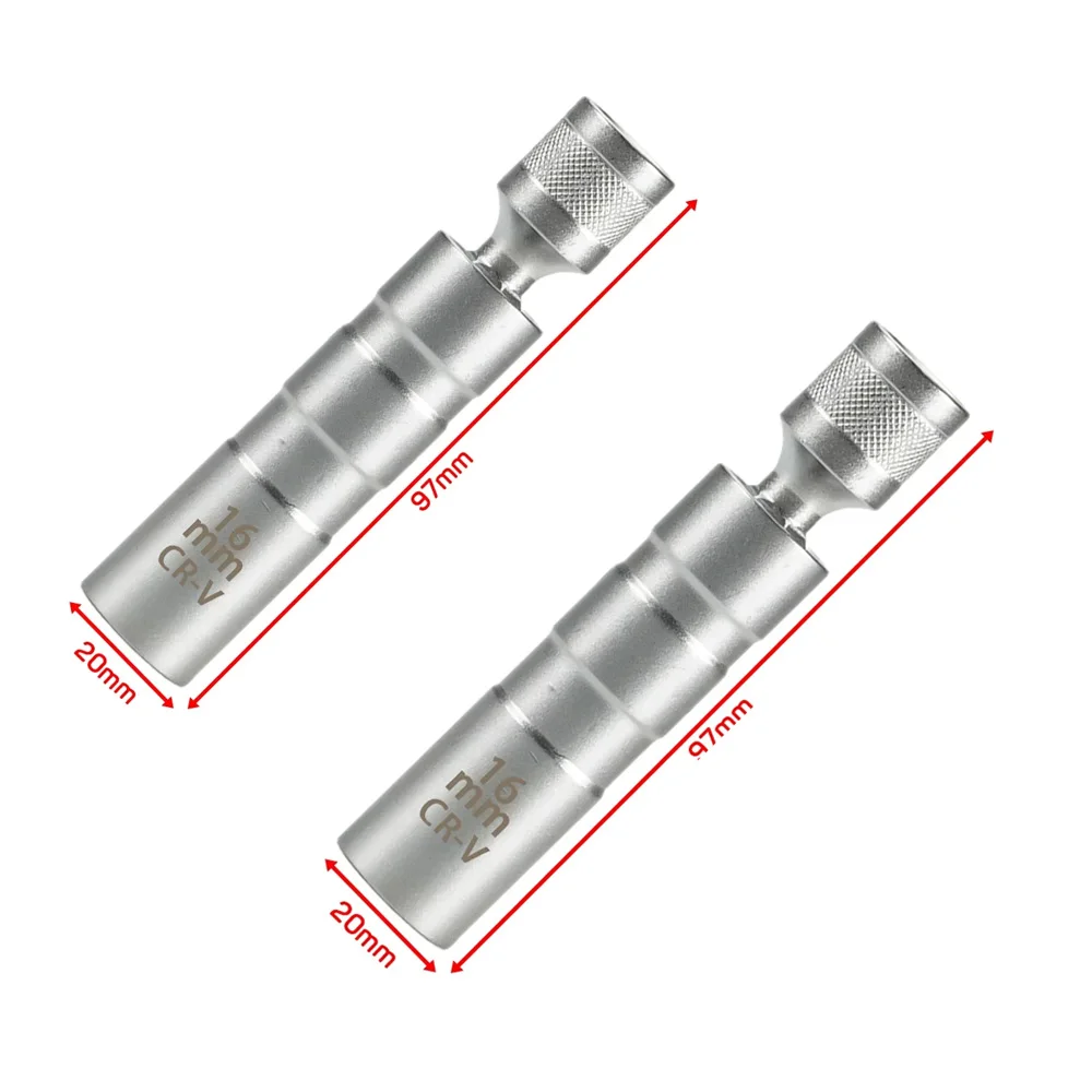 14mm 16mm Spark Plug Socket Wrench Adapter Auto Car Repair Nozzle Spark Plug Disassembly Repair Tool Accessories