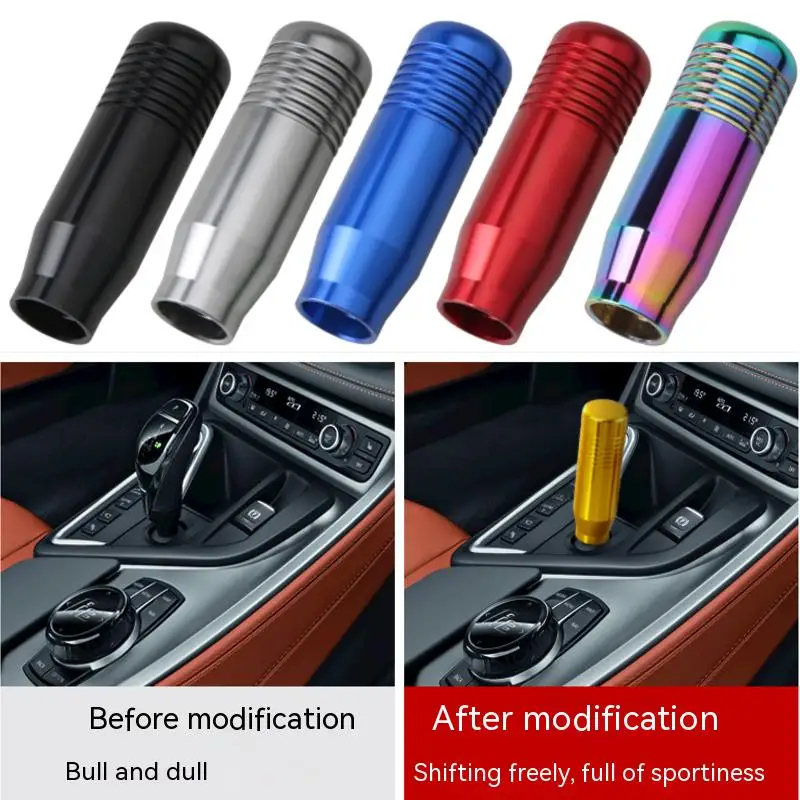 8.5cm RAVERACING Gear Shift Knob Stick Manual Transmission Universal Car Aluminum Extended Mugen Gear Shifter Gear Head Knob