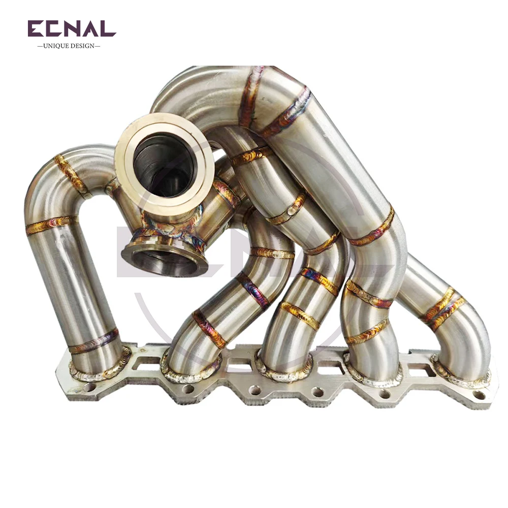 

Ecnal Exhaust Lengthened Manifold for Audi RS3 TTRS SS304 Garrett Turbine Connectable PTE Support 1200 Horses Exhaust System