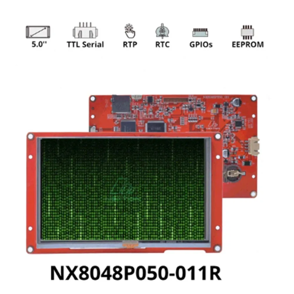 NX8048P050-011C/R Series Smart HMI Touch Display, Capacitive LCD-TFT ouchscreen Resistive 5.0 Inch NX8048P050-011R