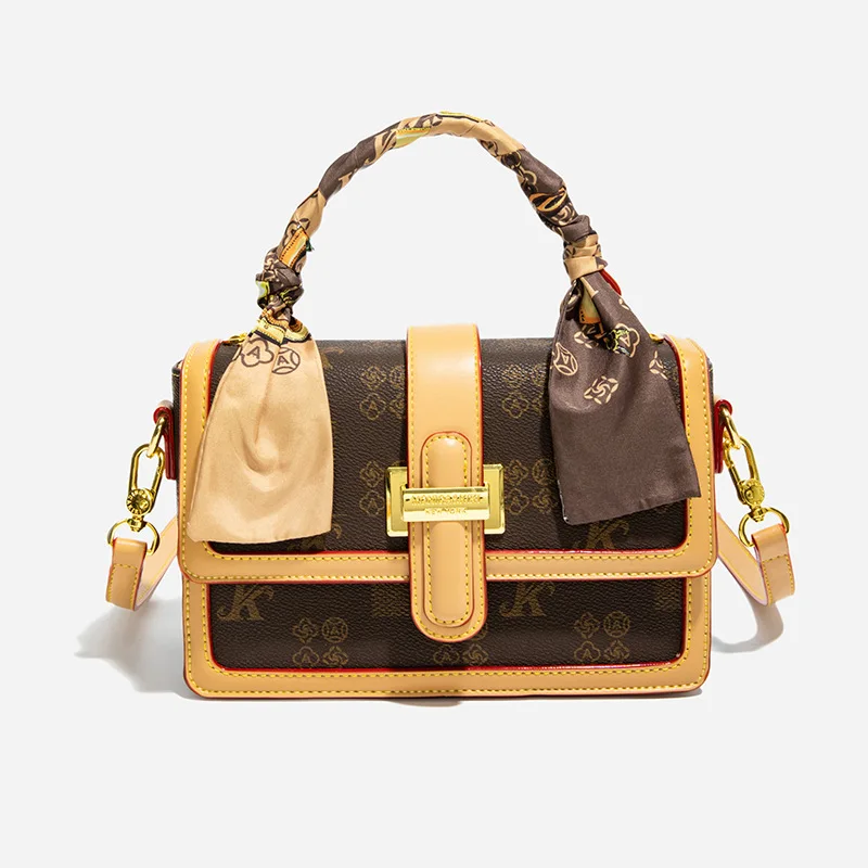 

2025 Aesthetic Floral Square Bag, Vintage Shoulder Purse for Women, Niche Crossbody Bag, Retro Day-to-Night Tote Chic Sling Bag​