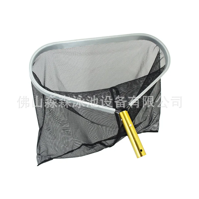 Swimming Pool Aluminum Frame Deep Net Leaf Skimmer Rake For Cleaning Leaves Trash Ultra Dense Fine Mesh Fish Pond Scoop Net