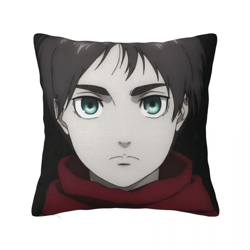 

Baby Blaket Titan Cartoon Plaid Pillowcase Printing Polyester Cover Decorative Anime Gift Case Cover Home Wholesale