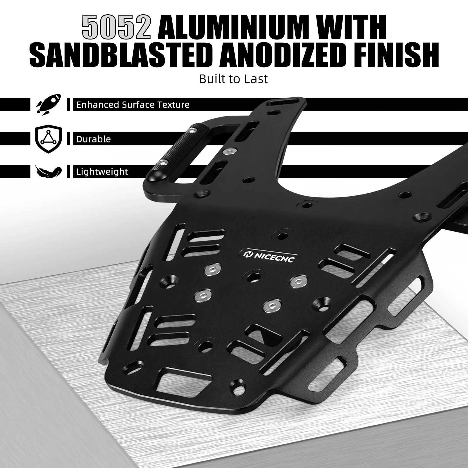 For Husqvarna 701 Supermoto SM Enduro 2016-2025 2024 2023 Rear Luggage Rack Top Case Rack Mount Carrier