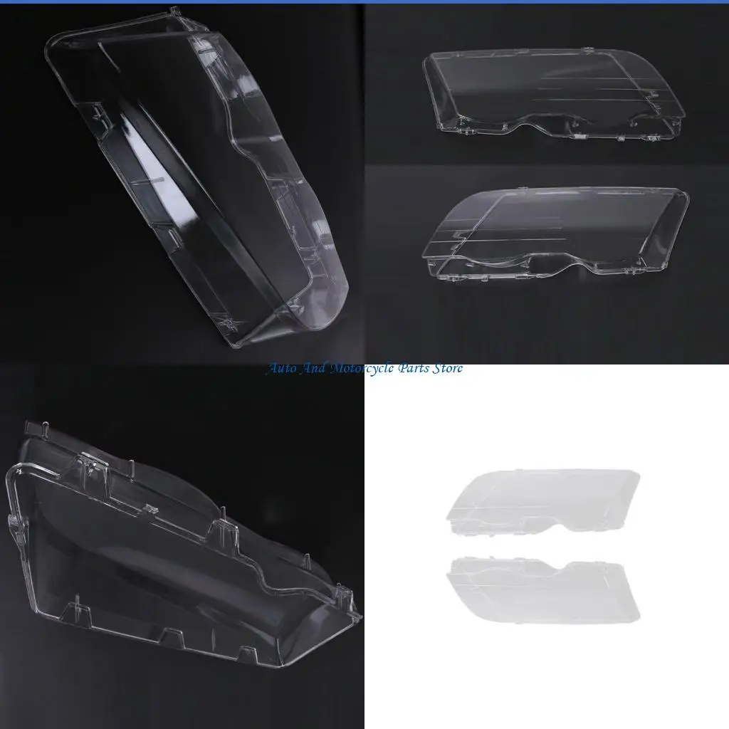 

P9FD ABS CAR для головного лампы для покрытия лампы для 3-го серии E46 1998-2001 Тень левый правый лампа для защиты 2x