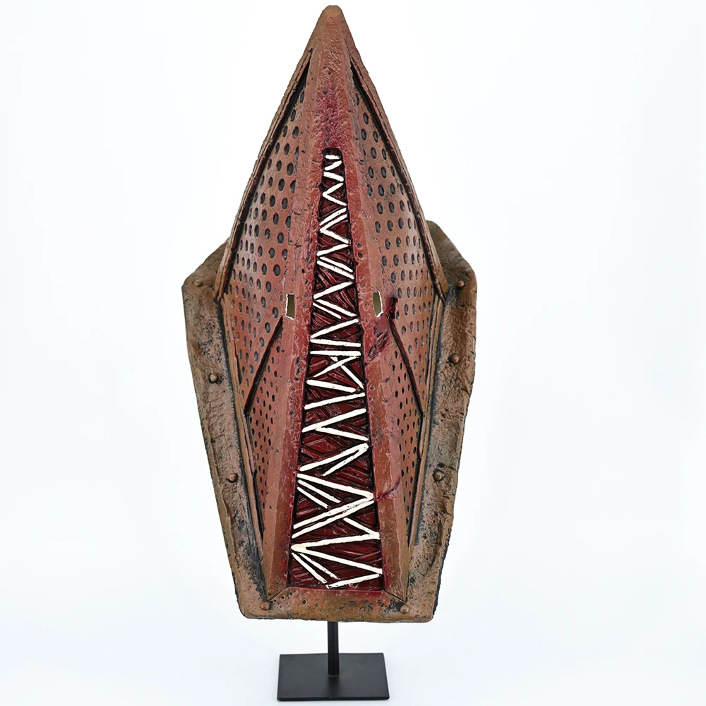 Return to Silent Hill Red Pyramid Mask Latex Helmet Halloween Party Masquerade Costume Prop Cosplay Accessories for Adults