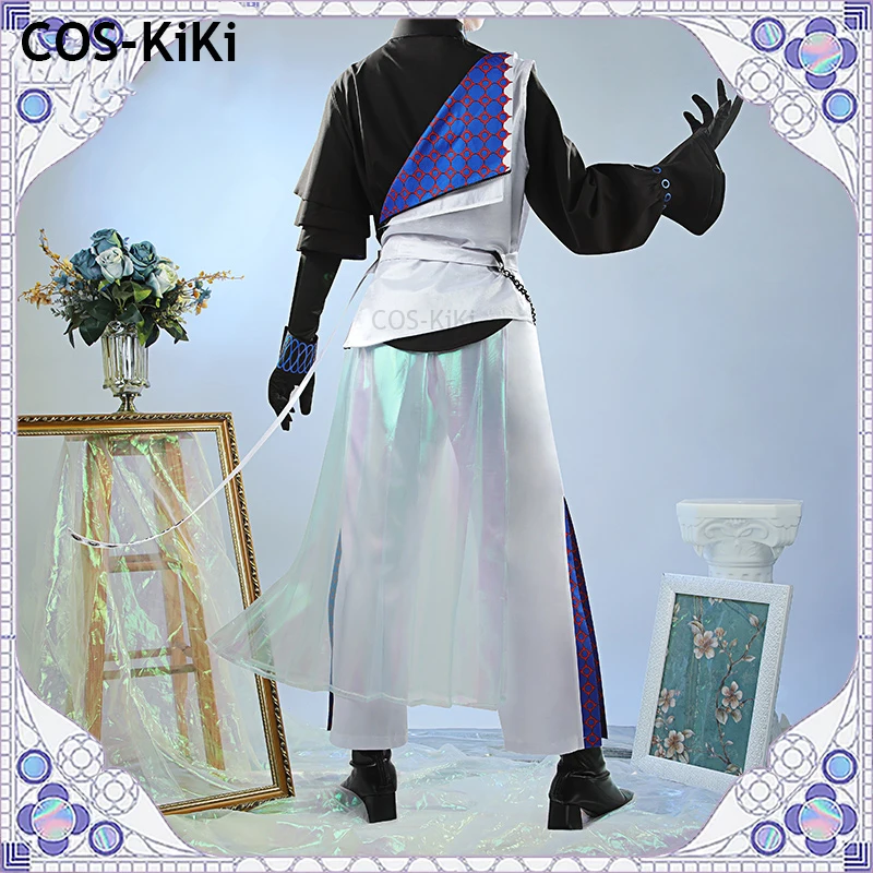 COS-KiKi Vtuber Nijisanji Hoshirube Sho Game Suit Gorgeous Handsome Cosplay Costume Halloween Party Role Play Outfit Any Size