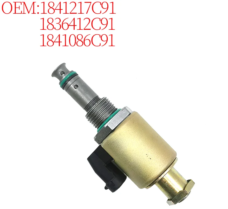 Construction Machinery Accessories 1841217C91 1836412C91 1841086C91 Fuel   Pressure Regulating Solenoid Valve