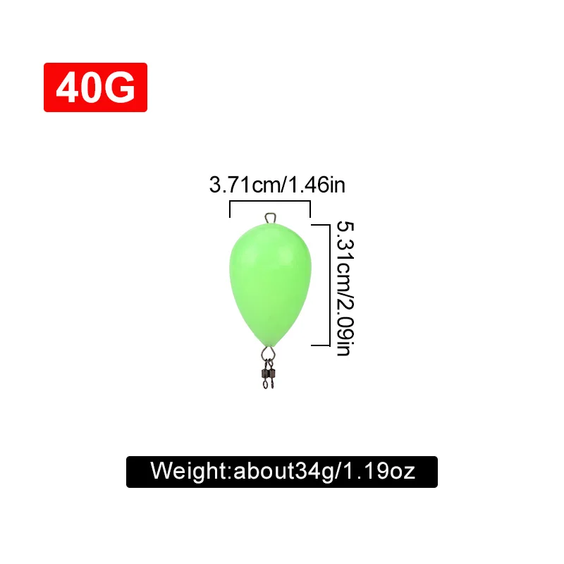 WEIHE 1PC Glow-in-the-dark Angeln Bobber Angeln Float Leuchten Bobber Wasser Sport Angeln Hilfe Werkzeug – Detail 3