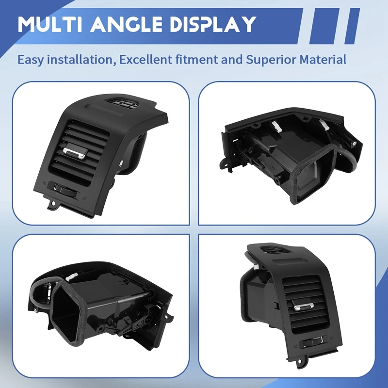 AU04 -Car Dashboard A/C Air Conditioner Outlet Assembly For Mitsubishi Pajero V83 V87 V88 V93 V97 2007-2020 LHD