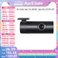 70mai Interior Cam FC02 Fits for 70mai A510/A810/A800S/A500S/A400 (Cannot use together with rear cam)