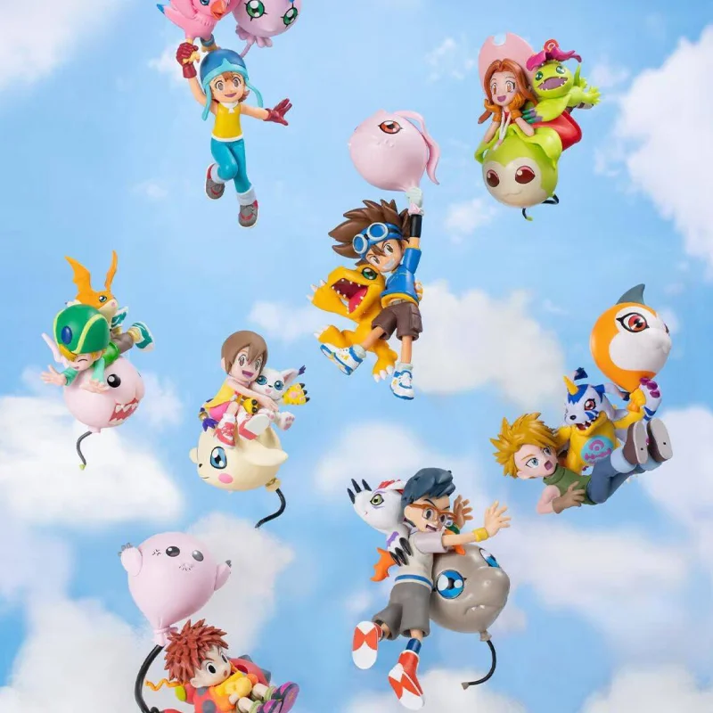 Bandai оригинальный Digimon Adventure 25th Anniversary памятный воздушный шар слепая коробка модная игрушка кукла детство цифровой монстр