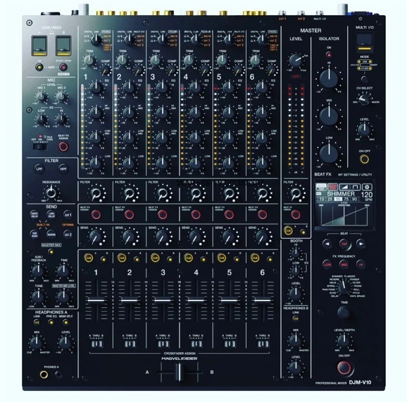 

НОВЫЙ ОРИГИНАЛЬНЫЙ 6-канальный профессиональный DJ-микшер Pioneer DJM-V10 LF