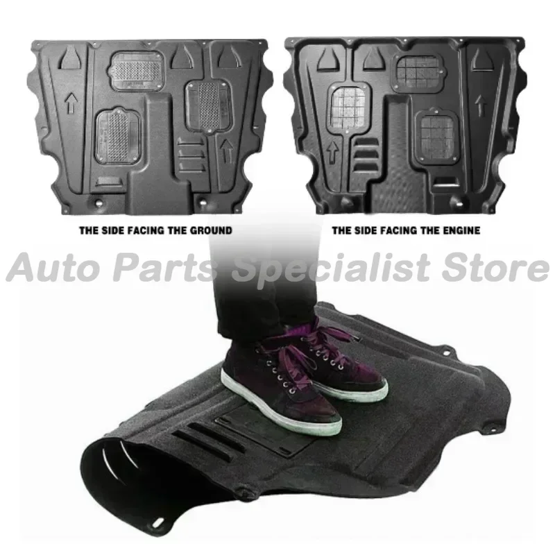 Hohe Qualität unter dem Motorschutz, Spritzschutz, Schlamm, Kotflügel-Abdeckplatte für CHERY TIGGO 5 2014–2017, 1,5 l, Auto, Schwarz