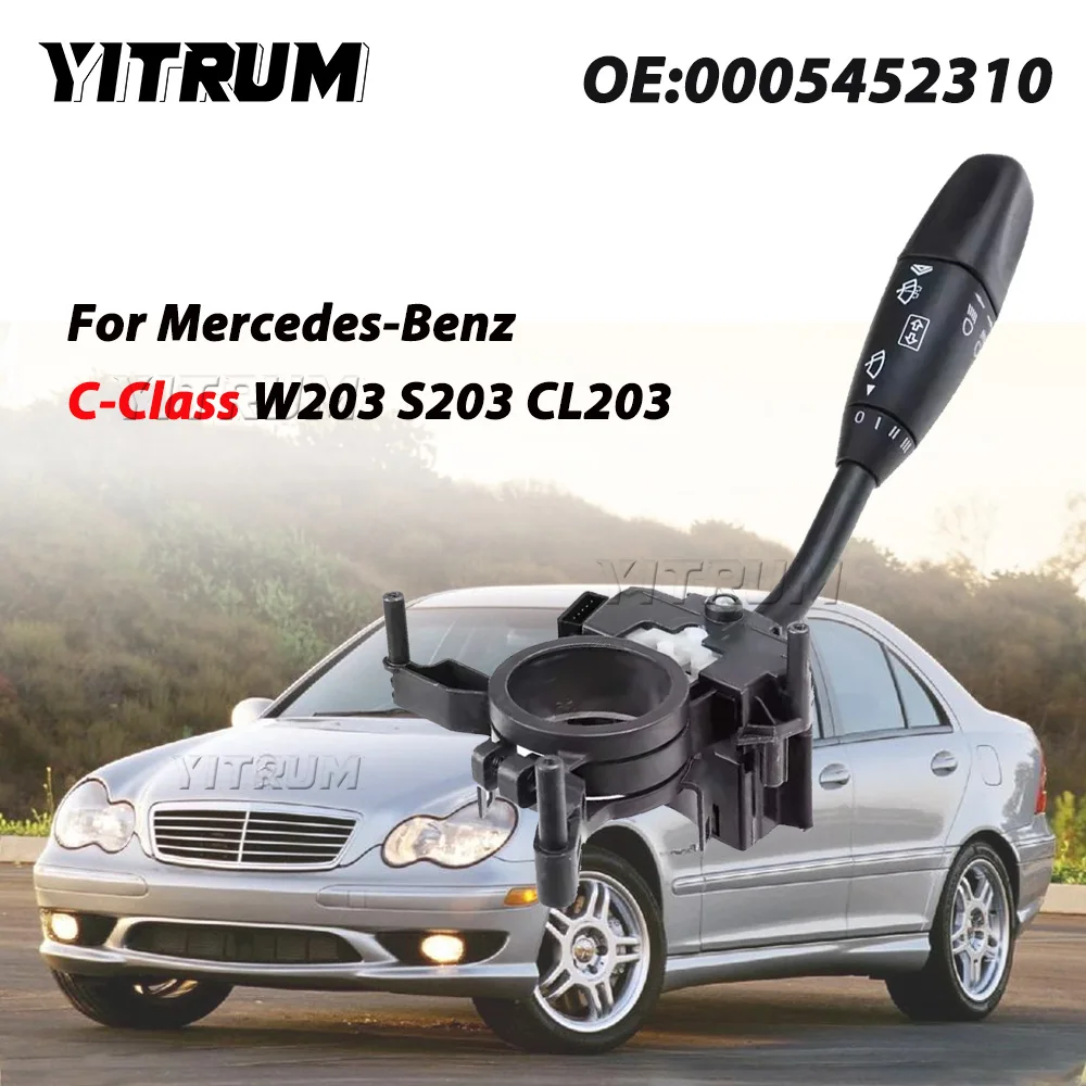 

YITRUM For MERCEDES W203 S203 CL203 C209 Steering Column Turn Signal Indicator Wiper Stalk Switch Car 0005452310 A0005452310