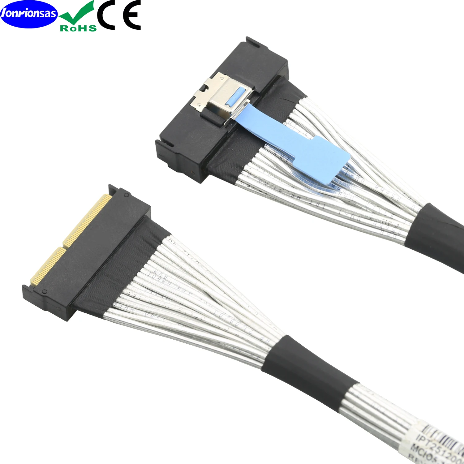 

Кабель-удлинитель Slimline SAS MCIO 5.0 124P 16X 16I к MCIO 5.0 124P «папа»