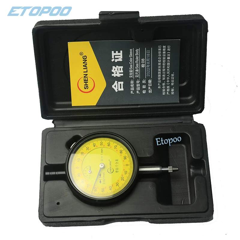 0.001mm micron dial indicator 0-1mm 0-3mm 0-5mm measuring range Precision shockproof indicator precision dial indicator gauge