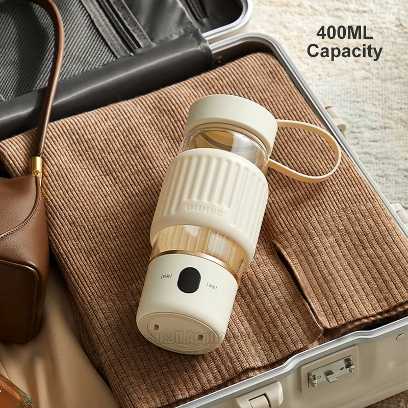 Picture 6: Handheld Electric Water Cup 400ml Electric Kettle Intelligent Boiling Cup Multifunctional Health Cup Portable Water Boiler