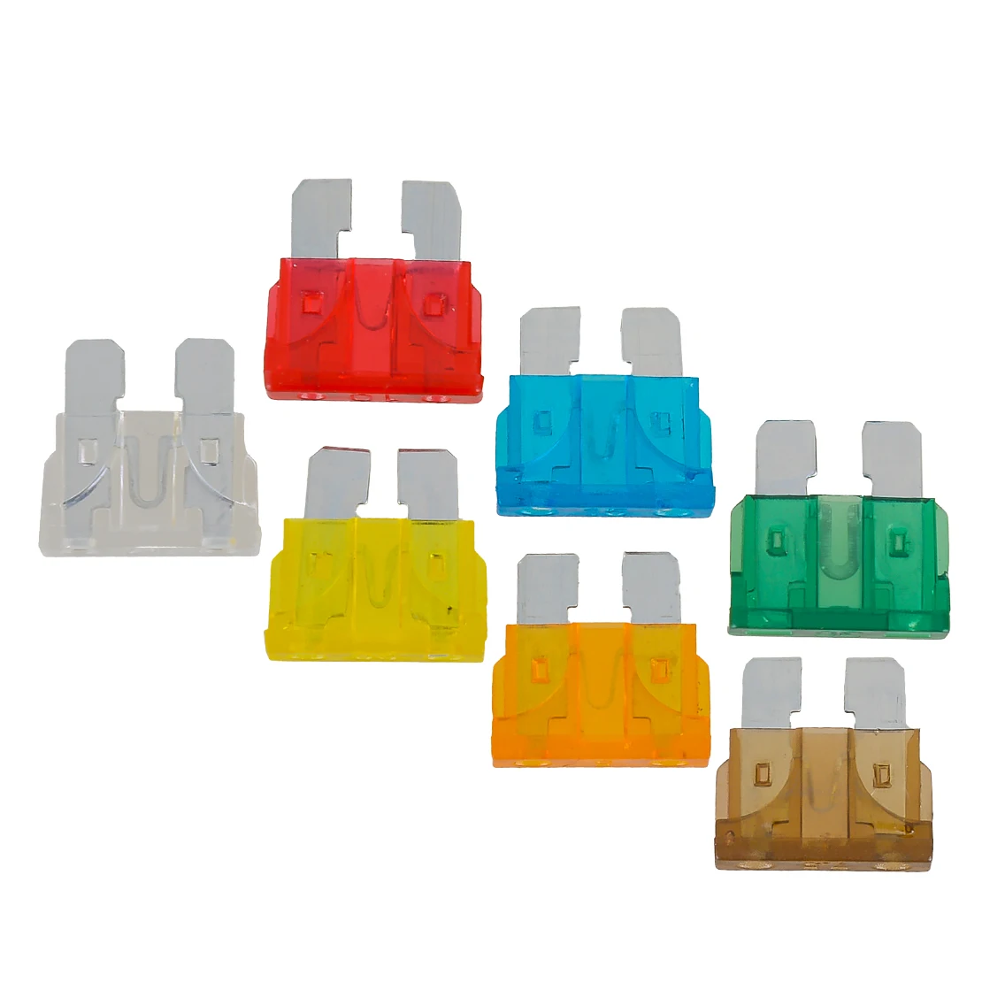 Universal 140Pcs Colorful Blade Fuse 5-30 AMP Assortment Kit Mini Medium Standard Car Truck Motorcycle Marine SUV Travel Trailer