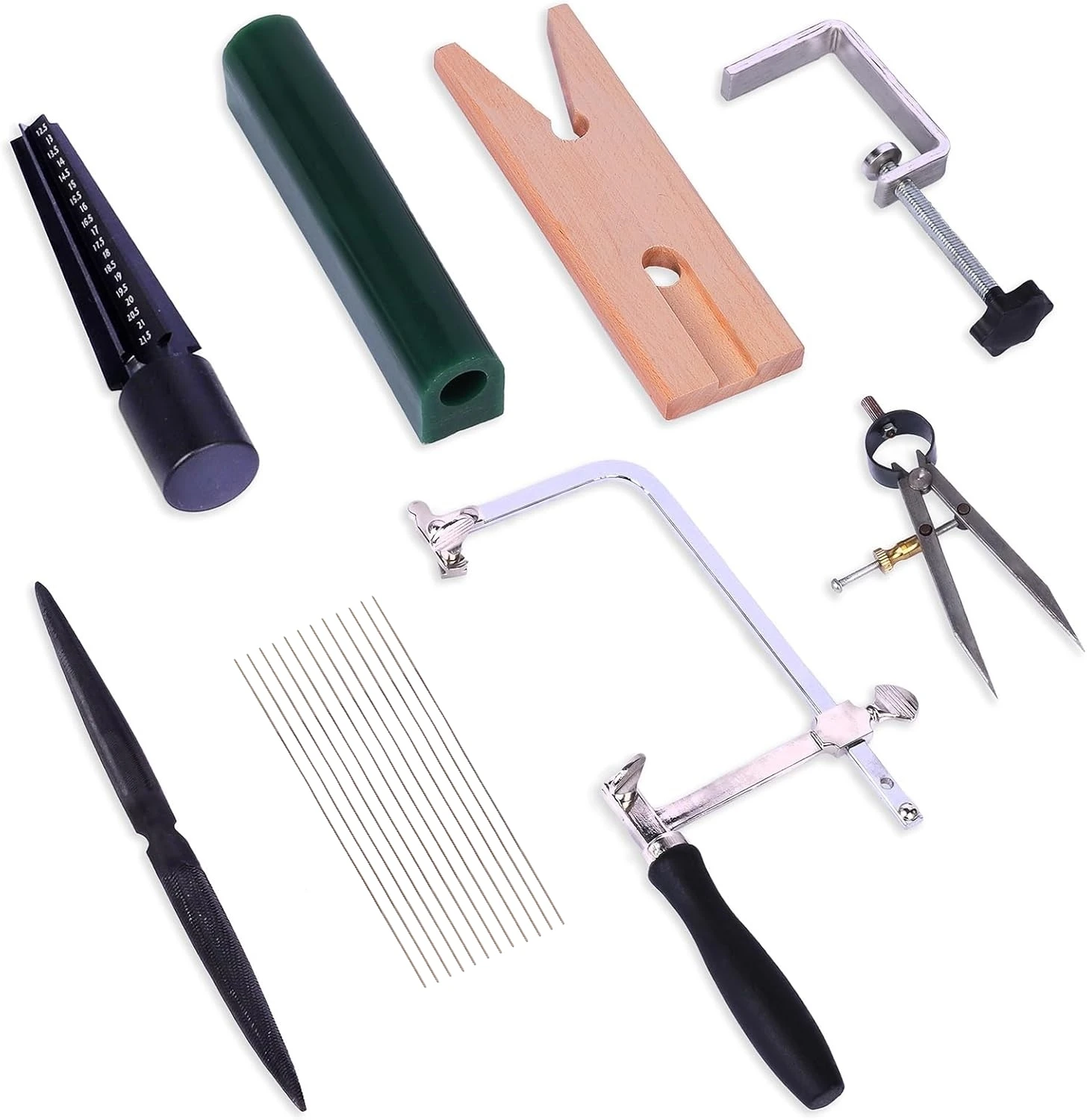 Saw Files and Lost Wax Casting Tools for Ring Making Professional Jewelry Wax Carving Kit with Ring Molds