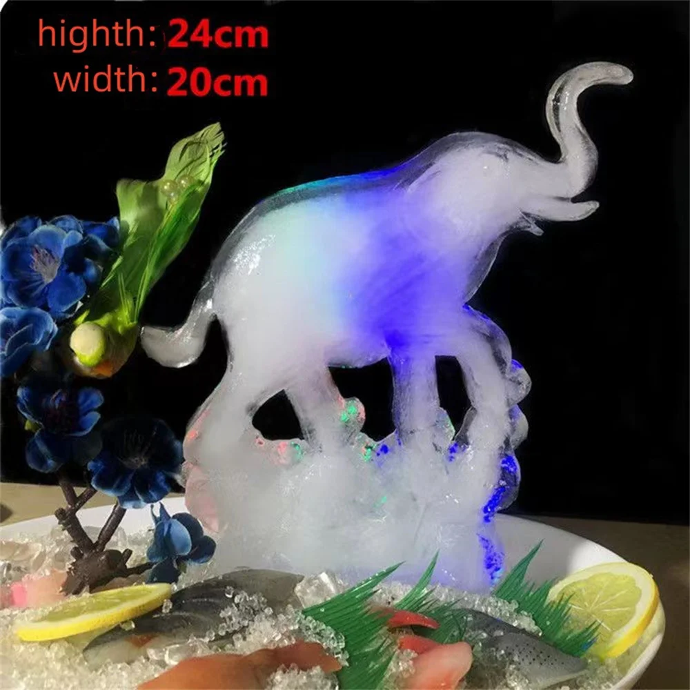 

Plating Decoration Supplies Elephant Creative Ice Sculpture Mold Large Icicle Mold Abrasives Home Garden Gather