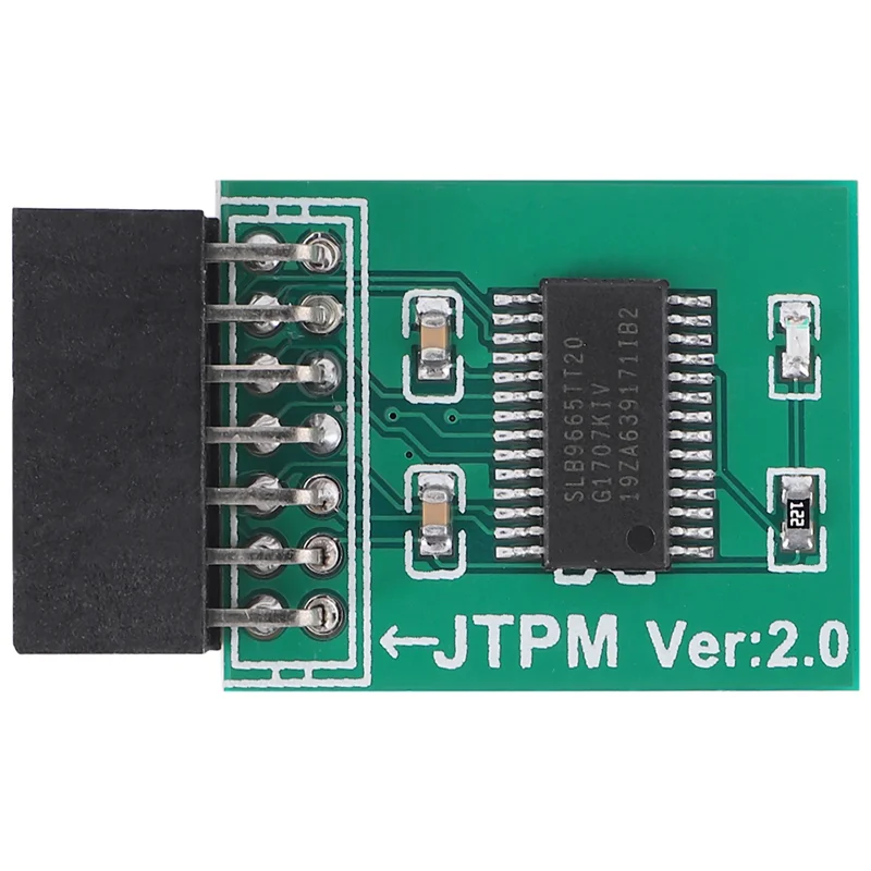 ABMF-TPM 2.0 การเข้ารหัสความปลอดภัยโมดูลรีโมทคอนโทรล LPC-14PIN โมดูล 14Pin LPC สําหรับ MSI TPM2.0 LPC 14 Pin โมดูลรักษาความปลอดภัย