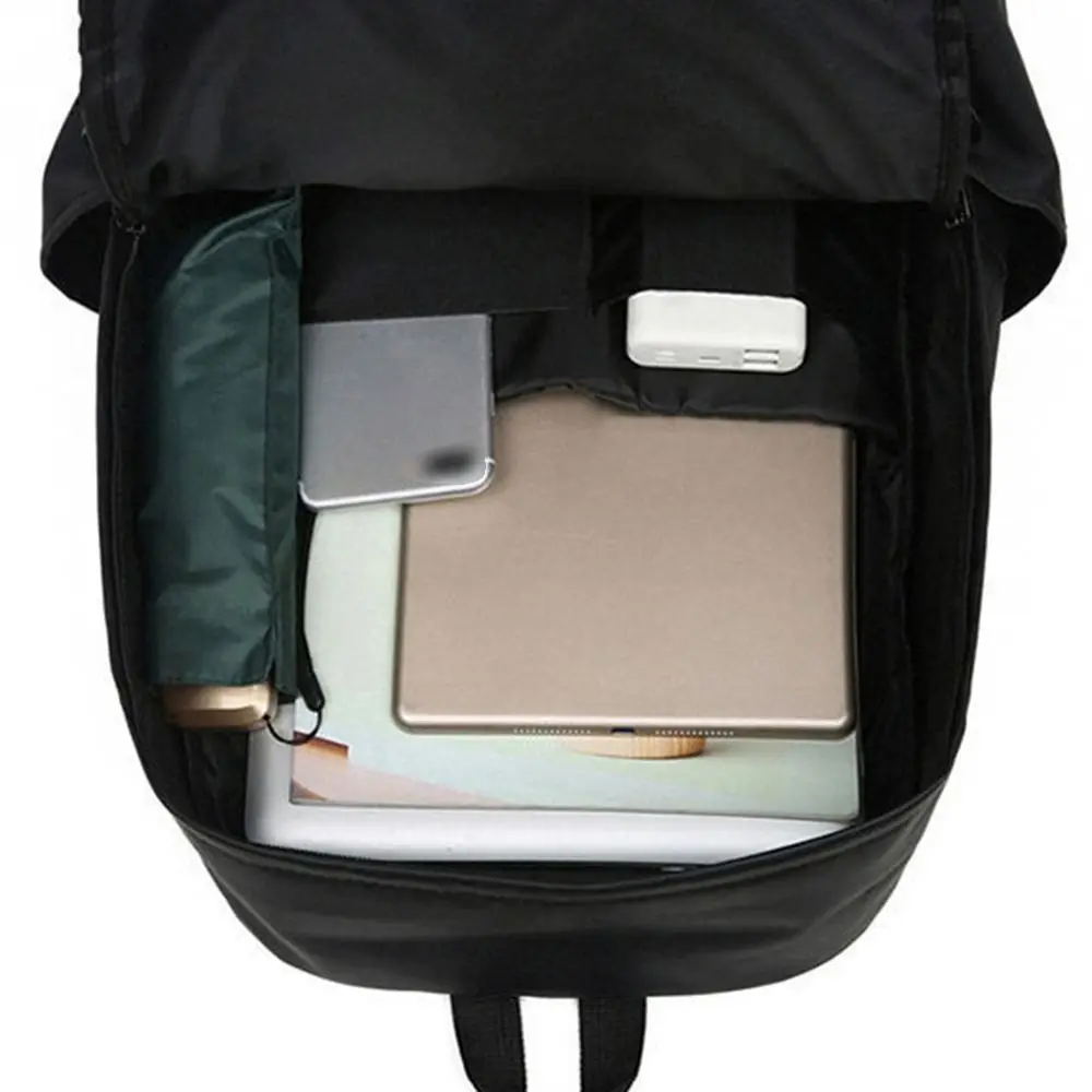 

Large Capacity Men's Shoulder Bag Waterproof Wear-Resistant Business Backpack Zipper Solid Color Outdoor Storage Bag Teenage