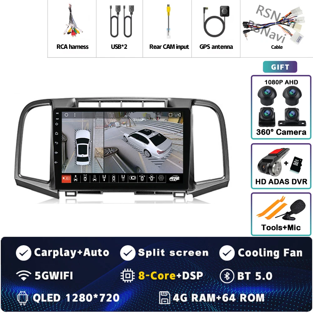 Variant: 4G-64G 360 DVR