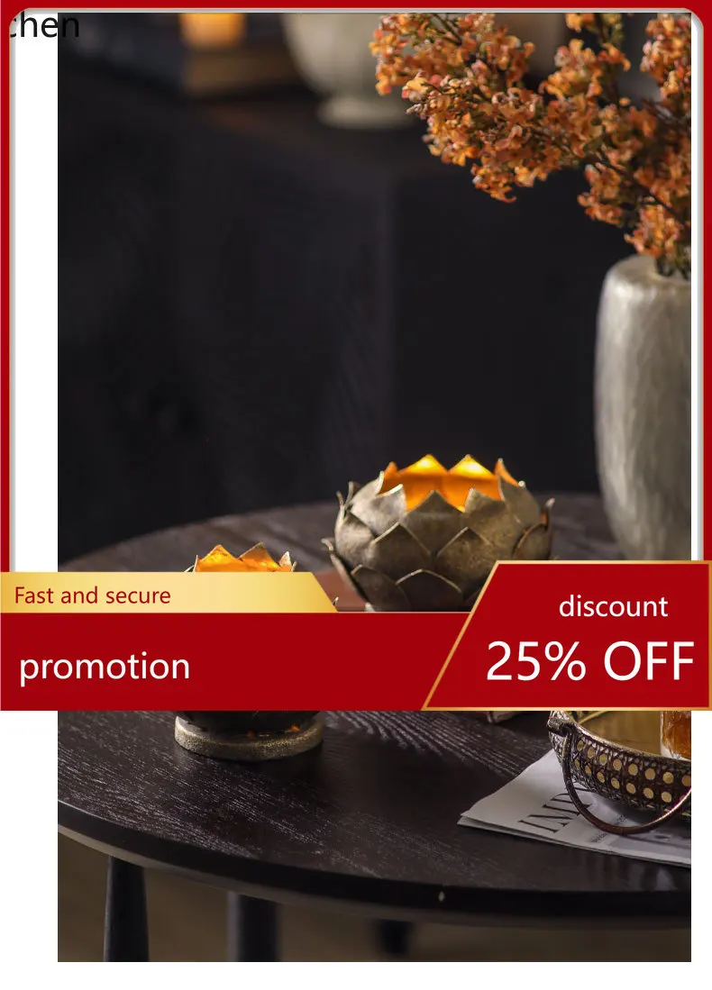 

Zml desktop candle holder - unique creative ornament, vintage-inspired candle base, retro decorative item