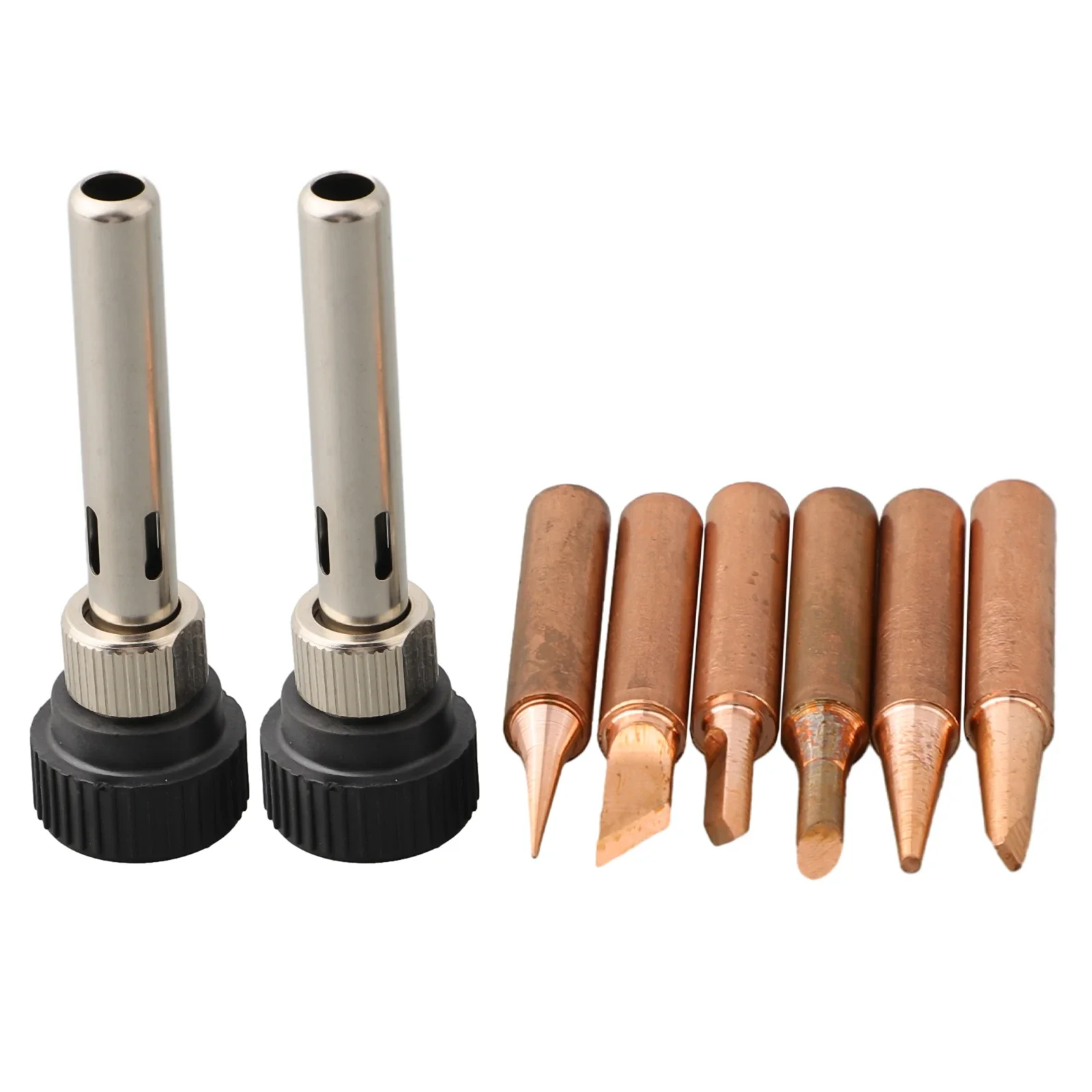 Soldering Tips Lead-free For 936 937 938 969 8586 852D Soldering Station 900M-T Soldering Iron Tip With Soldering Handle Adapter