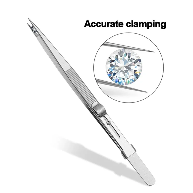 

Jewellery Making Tools for DIY Diamond Gemstone Jewellery Jewellers Professional Stainless Steel Quality Jewellery Tweezers