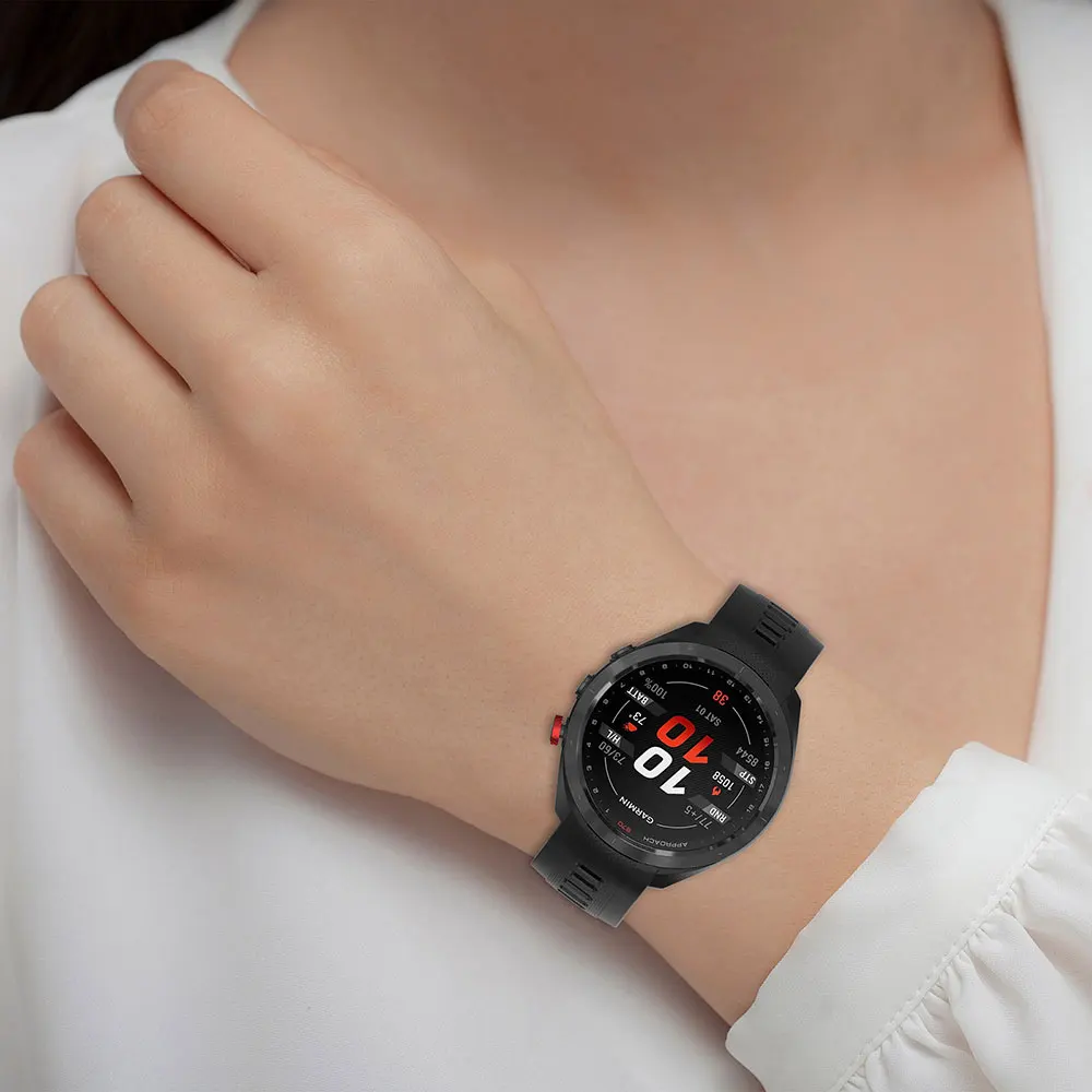 Silicone Watchband For Garmin Approach S70 47mm 42mm Smart Watch Band for Garmin Approach S70 Sports Wrist Strap Bracelet