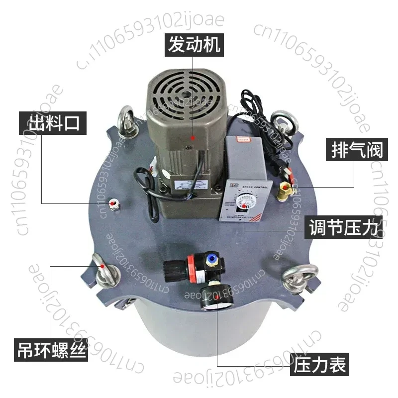 Stainless Steel Motor-Driven Agitated Pressure Tank with Bottom Discharge and Carbon Steel Pressure Tank