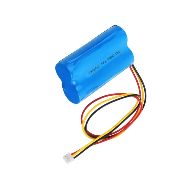 18650 lithium-ion battery pack 7.4V three wires, mobile DVD EVD drama machine built-in assembled battery