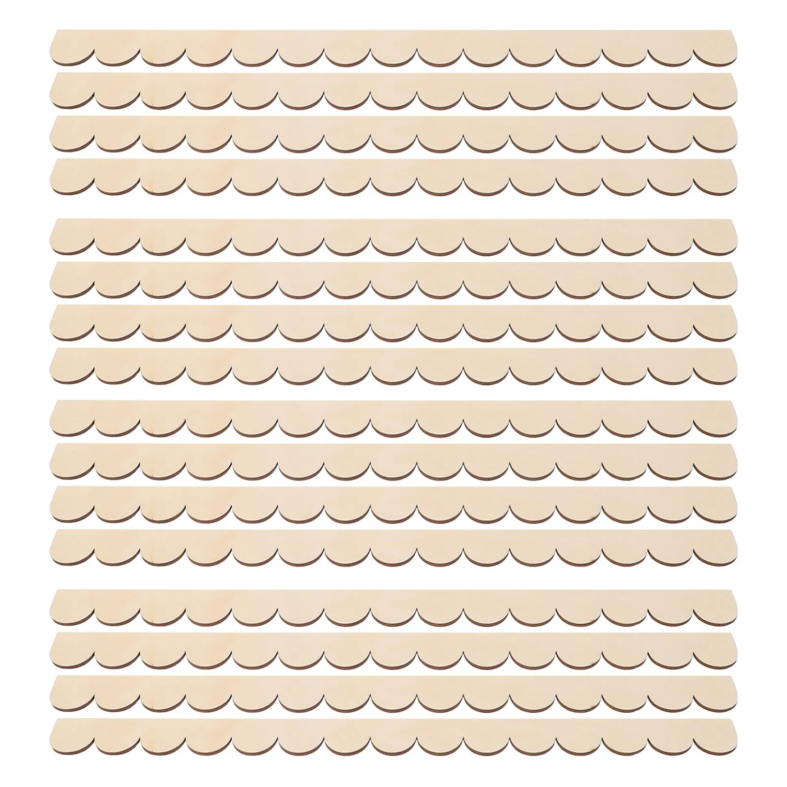 

24 шт. Декоративные деревянные молдинги с фестончатым краем, неокрашенные, для дверей шкафов, оконных рам, полок, декора стен, для гостиной