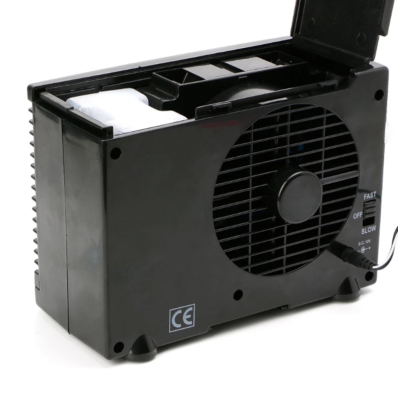 Adjustable 12V Car Air Conditioner Cooler Cooling Fan Water Ice Evaporative