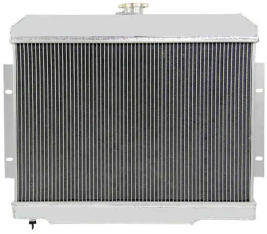 Aluminum Radiator for Jeep CJ Series CJ5 CJ7 Scrambler Chevy Conversion 350 V8 SWAP 1972-1986 1973 1974 1975 1976 1977