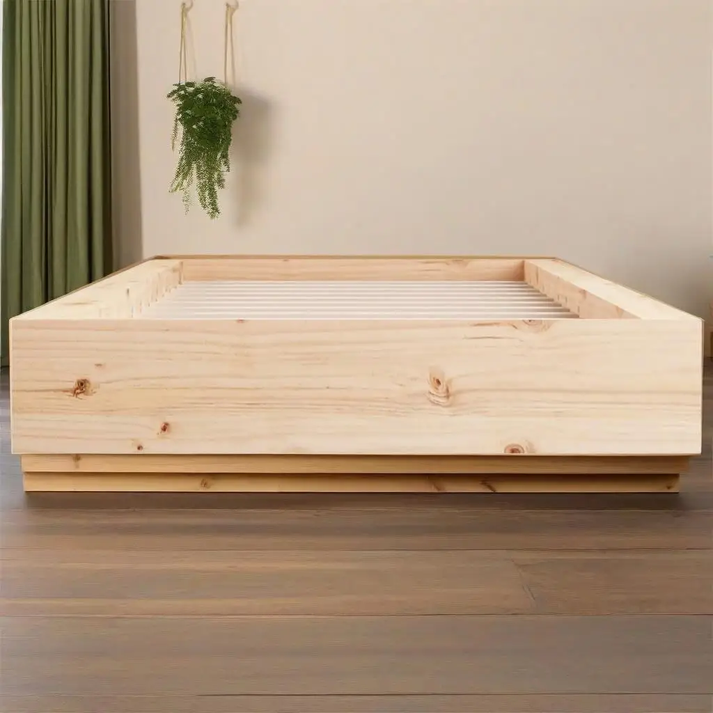 Bed Frame without Mattress 120x190 cm Small Double Small Double Solid Wood