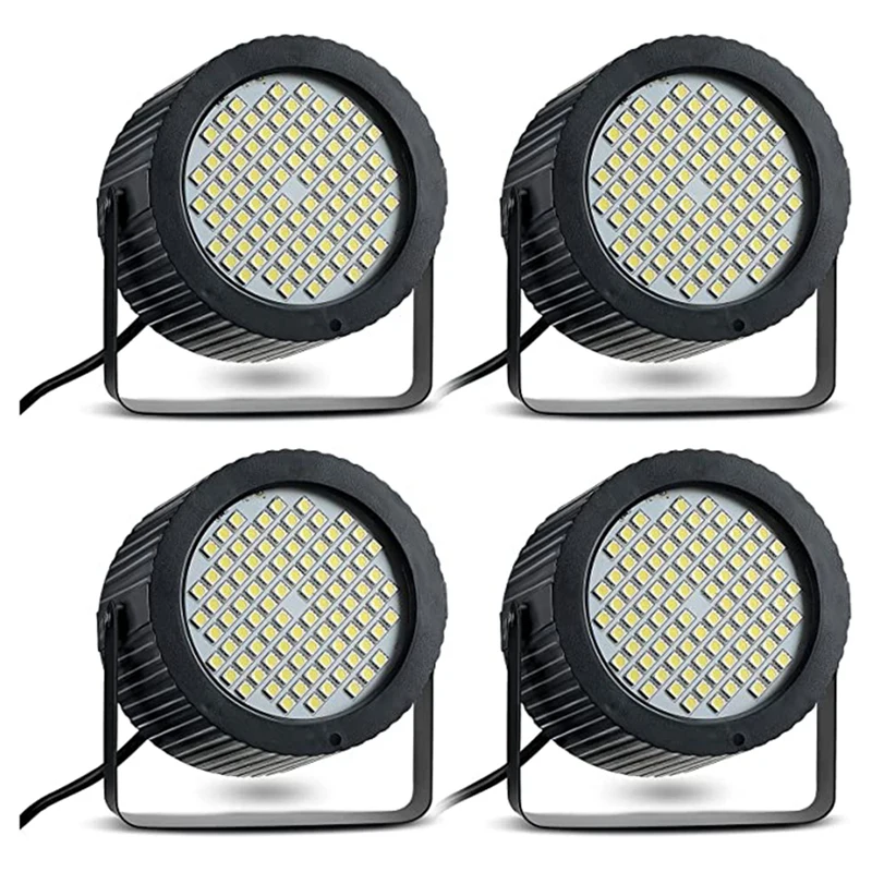 

4Pcs LED Strobe Light, 88 Bright LED Bulbs, Party Stage Light, Mini Outdoor LED Strobe Light US Plug