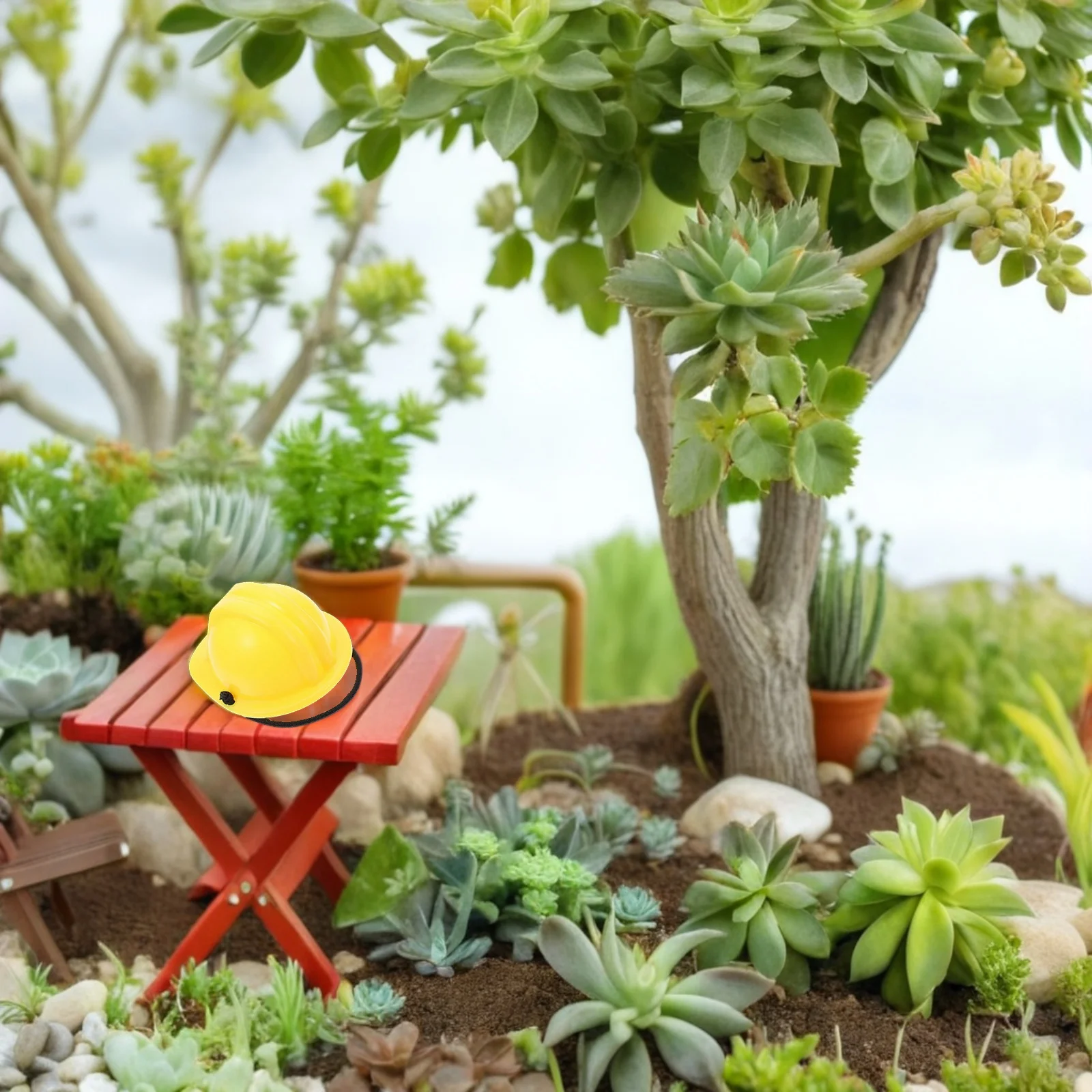 

Plastic Miniature Chameleon Lightweight Reptile Safety Hat Decorative Small Lizard Costume Hat for Snake Crawl Pets