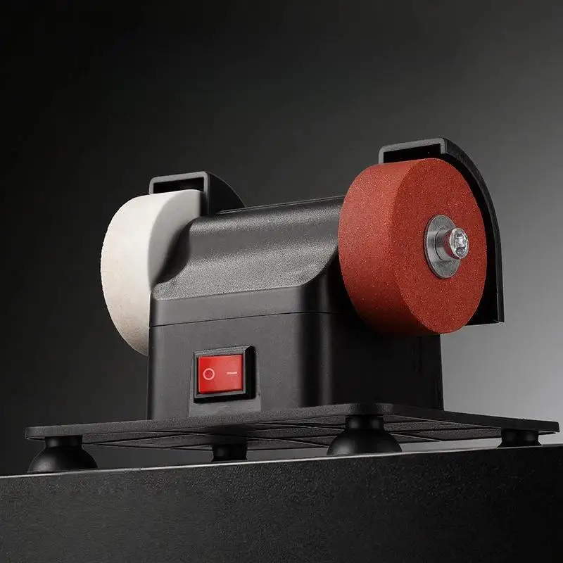 Electric Small Grinding Wheel Knife Sharpener Multifunctional Grinding Polishing Tool for Home Kitchen Outdoor Use