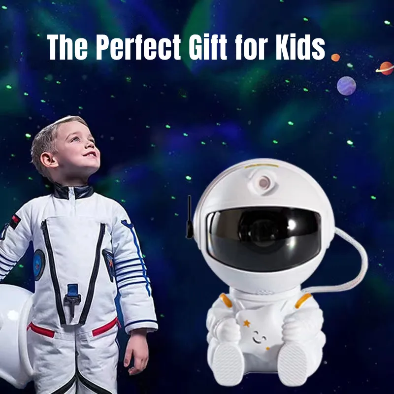 Astronaut Projection Light Galaxy Projector LED Night Light Starry Sky Atmosphere Light Desktop Decoration Light Bedroom Home