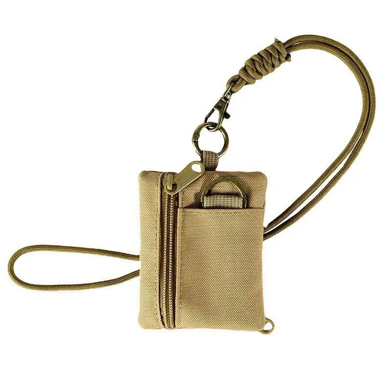 Mini multifunctional key change storage bag, external hanging rope, wear-resistant accessory bag, headphone accessories,