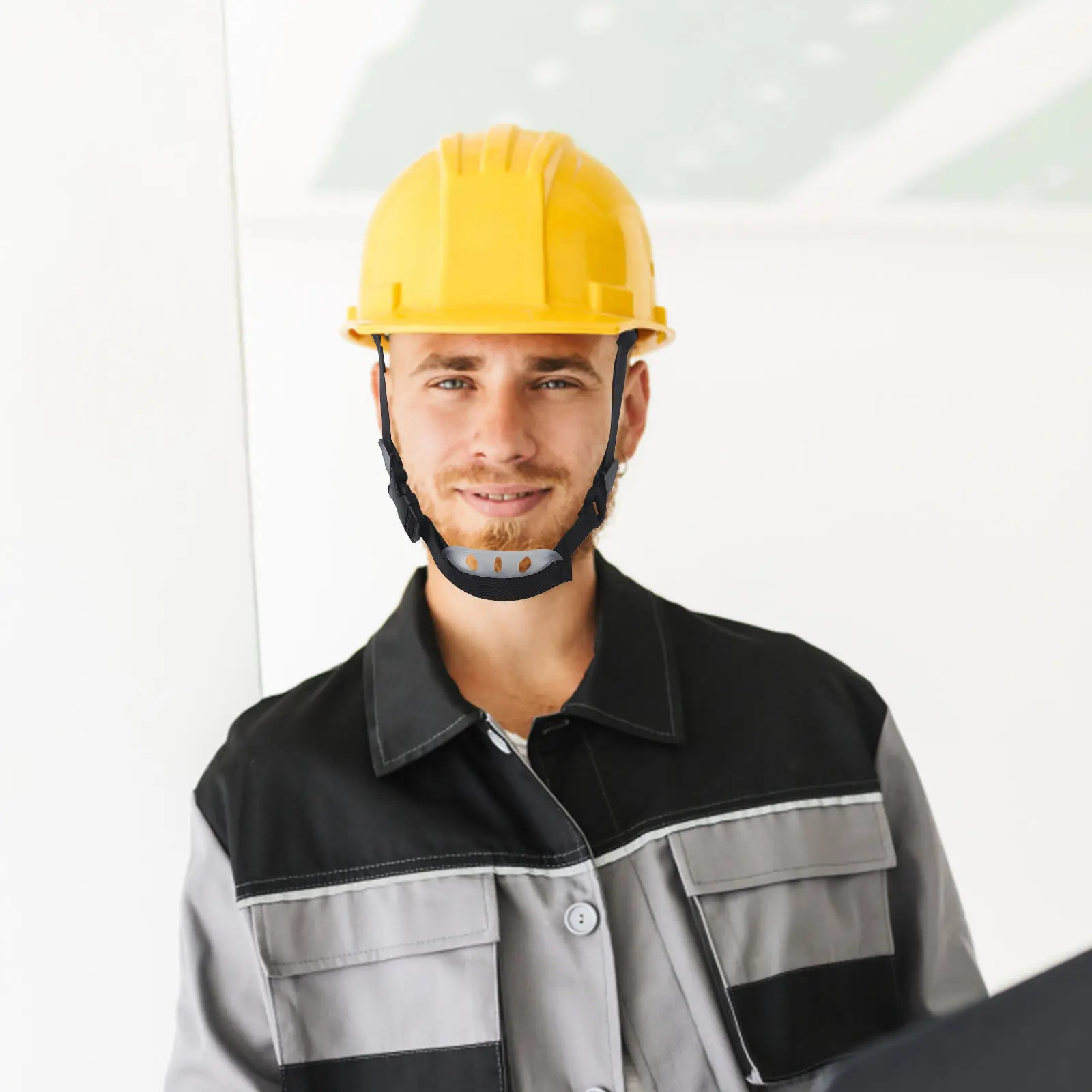 2Pcs Adjustable Chin Strap for Hard Hat Safety Gear Replacement Band Comfortable Soft Nylon PP Material Construction Use