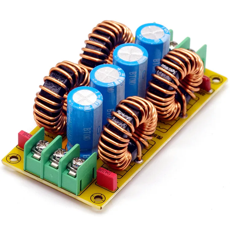 Dual Power DC LC Low-pass Filter for Electromagnetic Interference Elimination of High-frequency Noise in Automotive Engines